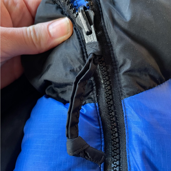 90s Vintage The North Face Lhotse Down Puffer vest blue and black - Picture 4 of 9